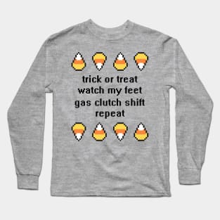 Trick or treating for car people Long Sleeve T-Shirt